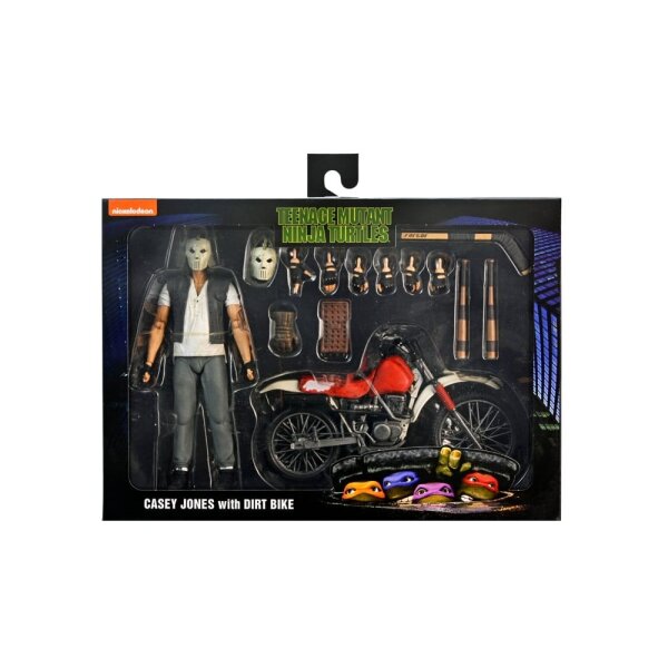 Casey Jones & Dirt Bike (1990 Movie) - TMNT / Ninja Turtles - NECA - MISB