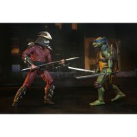 Roof Top Battle Shredder vs Leo (1990 Movie) - TMNT / Ninja Turtles - NECA - MISB
