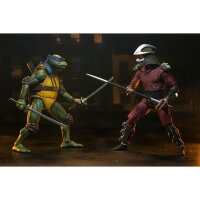 Roof Top Battle Shredder vs Leo (1990 Movie) - TMNT / Ninja Turtles - NECA - MISB