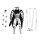 Foot Elite Assassin Black & White (Mirage) - TMNT / Ninja Turtles - NECA - MISB