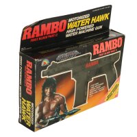Motorized Water Hawk Machine Gun - Vintage Rambo LJN - MIB
