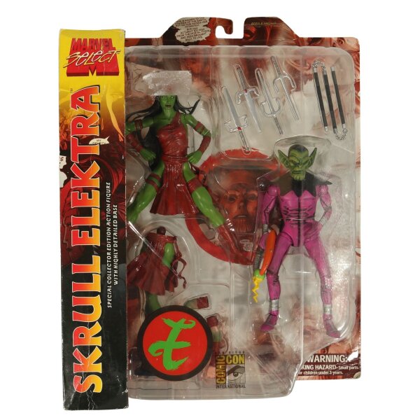 Skrull Elektra - SDCC  Marvel Select - MOC