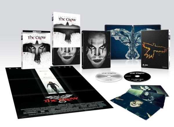 The Crow - Die Krähe - Limited Steelbook Edition - 4K Ultra HD - Blu-Ray - neu sealed #2