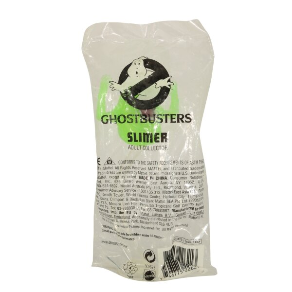 Slimer "Thank You" Matty Collector:- Ghostbusters  Mattel - MISB / sealed Baggie