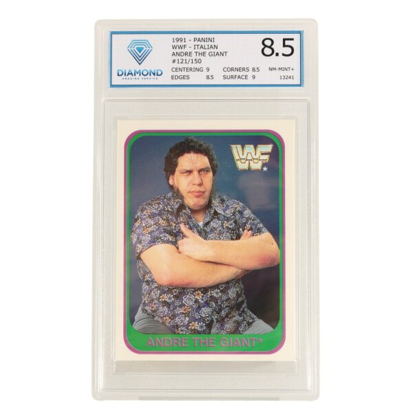 Andre the Giant - 121 / 150 Panini WWF - Diamon Grading 8.,5 / PSA