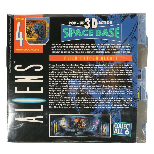 Pop Up 3D Space Base Zone 4 & 6 Main Deck Access / Escape Hatch - Aliens  / NECA - MISB
