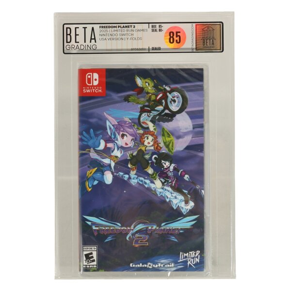 Freedom Planet 2 - Limited Run - Beta Grading 85 - Nintendo Switch - neu sealed