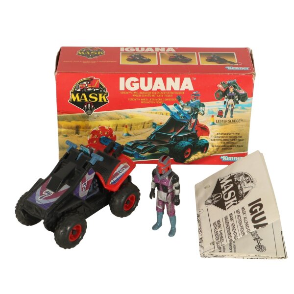 M.A.S.K. – Iguana Avec Lester Sludge – Kenner – Avec Boîte