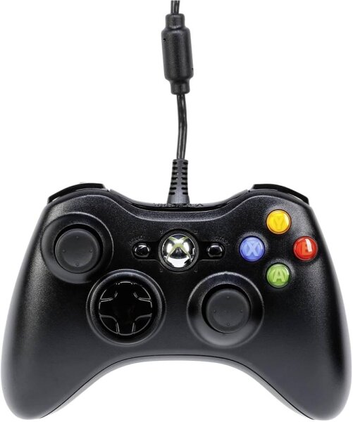 Xbox 360 Controller - Microsoft - kabelgebunden - schwarz - DEFEKT