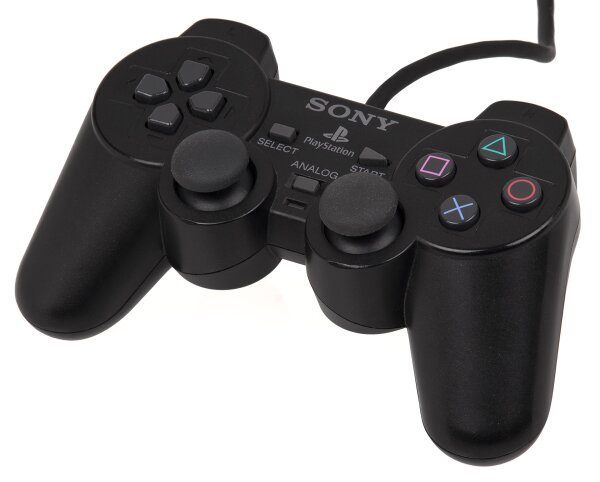 DualShock Controller - Sony Playstation 2 PS2 - schwarz - DEFEKT