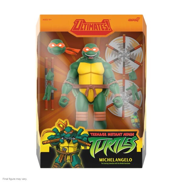 Michelangelo (Animated) - TMNT / Teenage Mutant Ninja Turtles - Super 7 - MISB