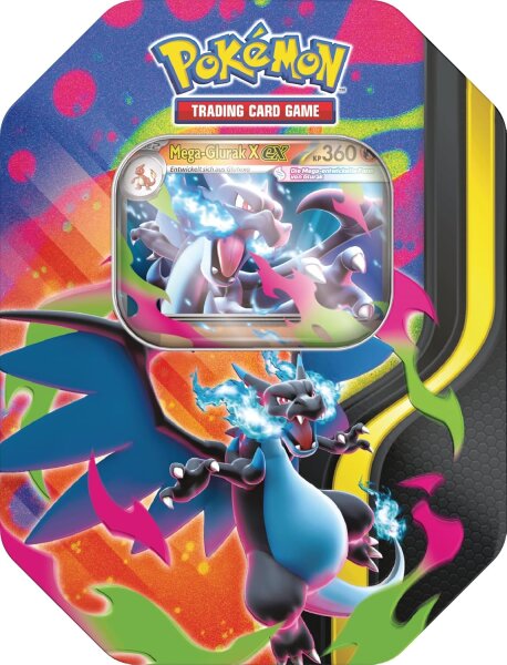 Mega-Glurak X ex Tin Box - deutsch - Pokemon TCG