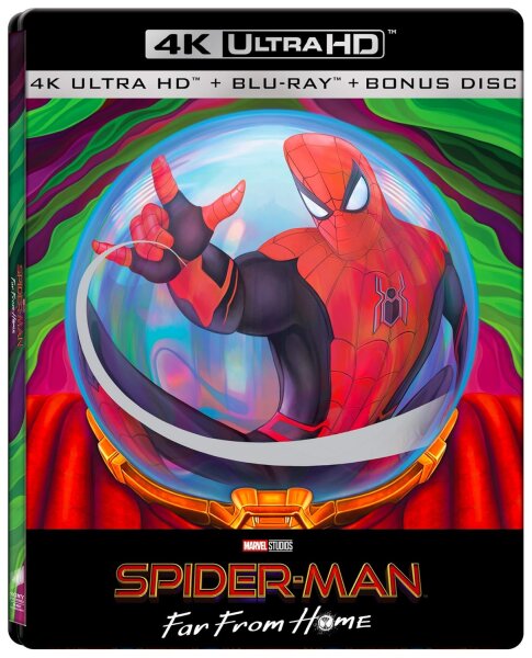 Spider-Man: Far From Home - Mysterio Limited Steelbook - Sony Blu-Ray - neu  sealed