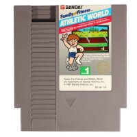 Family Fun Fitness Athletic World - Nintendo NES -...