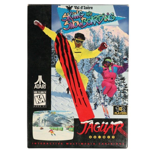 Val dIsere Skiing and Snowboarding - Atari Jaguar - gebraucht