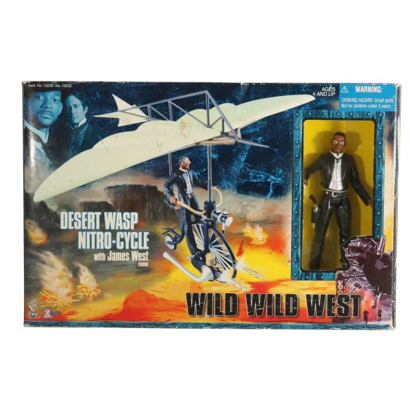 Desert Wasp Nitro Cycle with Jim West - Wild Wild West Warner Brothers - MIB