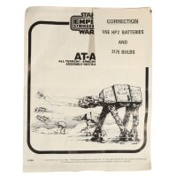 AT-AT Anleitung ESB - Star Wars Vintage - lose