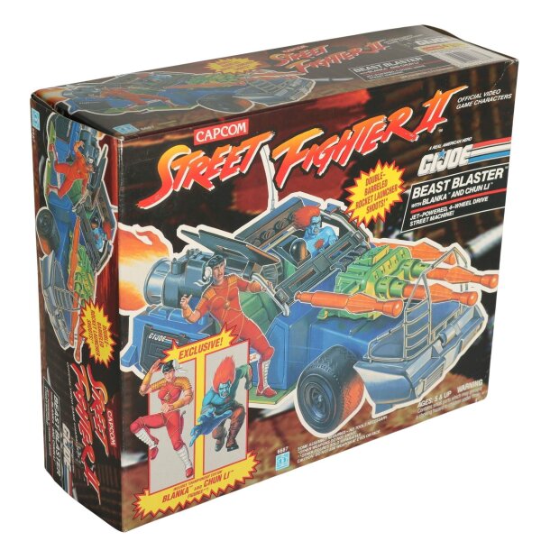 Beast Blaster with Blanka & Chun Li - Hasbro G.I. Joe Street Fighter II –  MISB