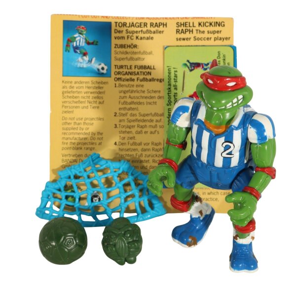 Shell Kickin Raph (Euro / blaue Waffen) - Vintage TMNT / Hero Turtles - lose / komplett