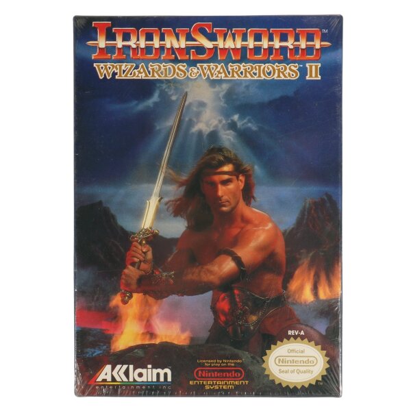 IronSword Wizards & Warriors II - Nintendo NES - neu sealed