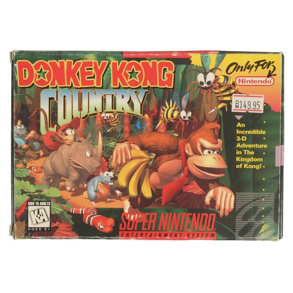 Donkey Kong Country - Super Nintendo SNES - gebraucht - US