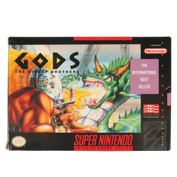 Gods - Super Nintendo SNES - gebraucht - US