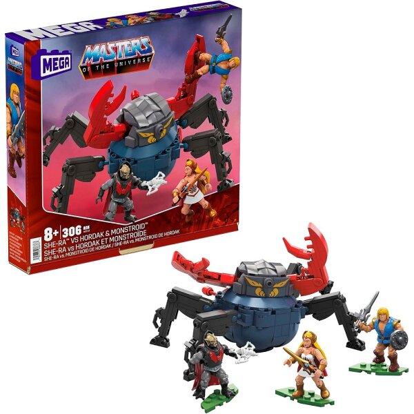 She-Ra vs. Hordak & Monstroid - Mattel Mega Bloks Masters of the Universe / MotU - MISB / NEU