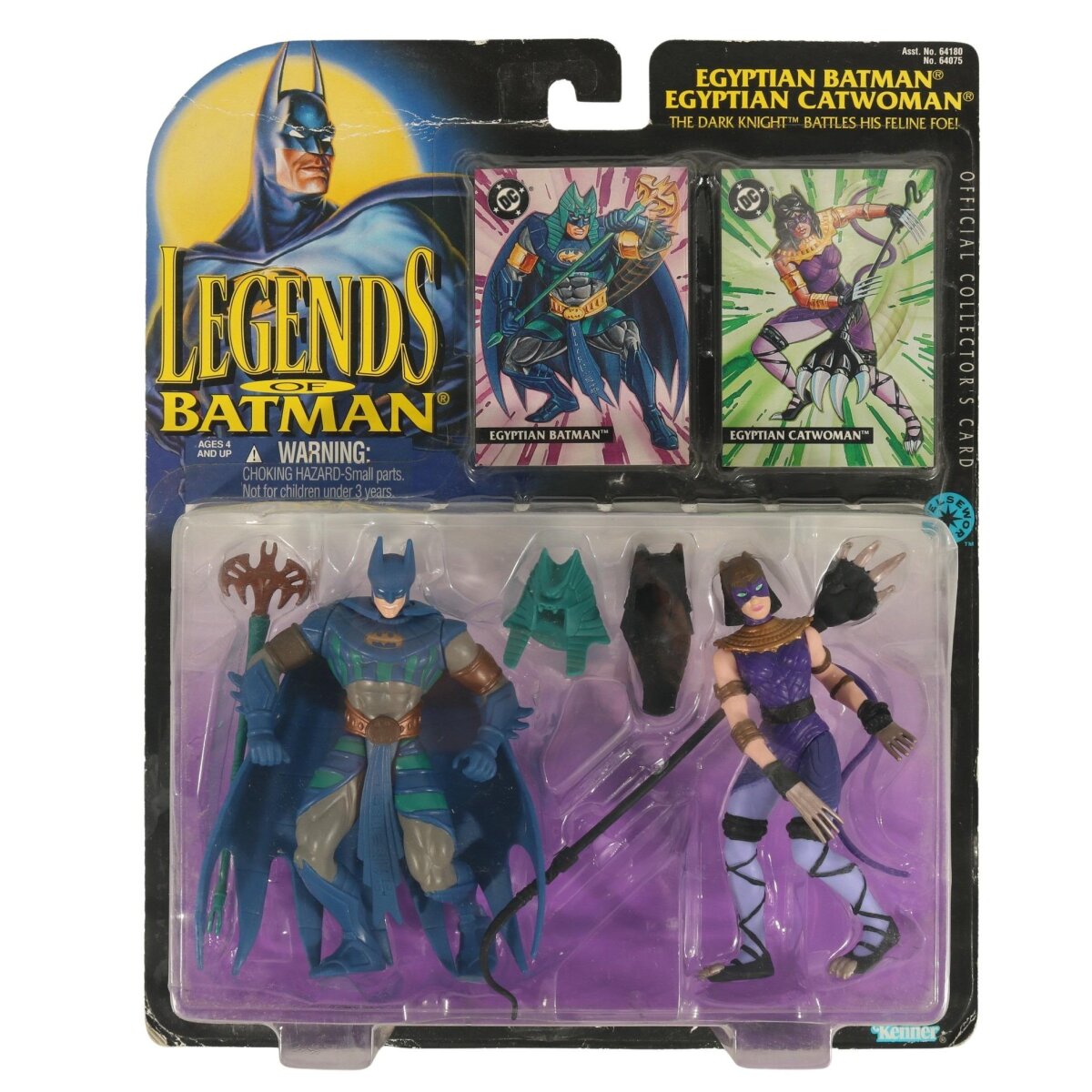 Egyptian Batman & Egyptian Catwoman - Kenner Legends of Batman