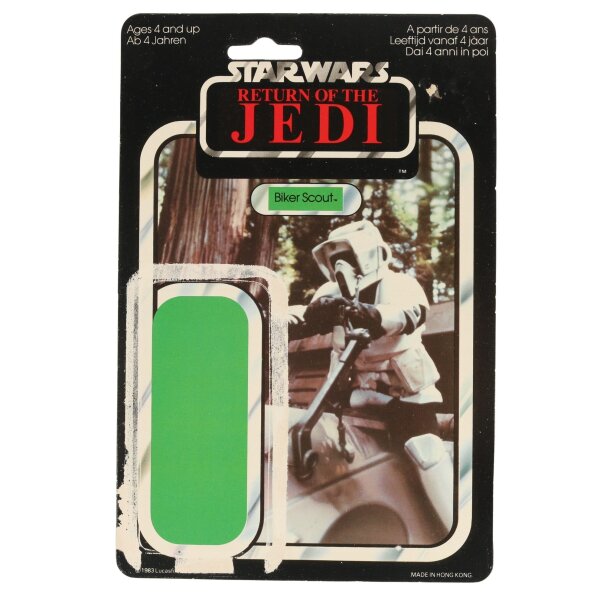 Biker Scout RotJ 65 Back Palitoy Cardback - Star Wars Vintage - lose