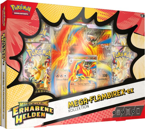 Erhabene Helden Mega-Flambirex-ex Kollektion - deutsch - Pokemon TCG