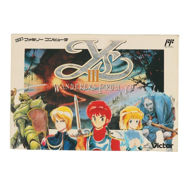 YS III 3 Wanderers From Ys - Famicom - gebraucht