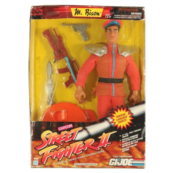 M. Bison 12" - Hasbro G.I. Joe Street Fighter II –  MISB