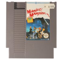 Maniac Mansion - Nintendo NES - gebraucht  sehr gut