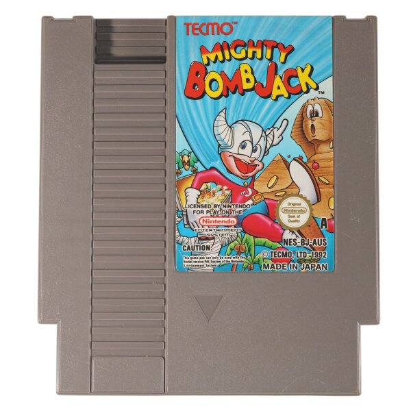 Mighty Bombjack - Nintendo NES - gebraucht  sehr gut