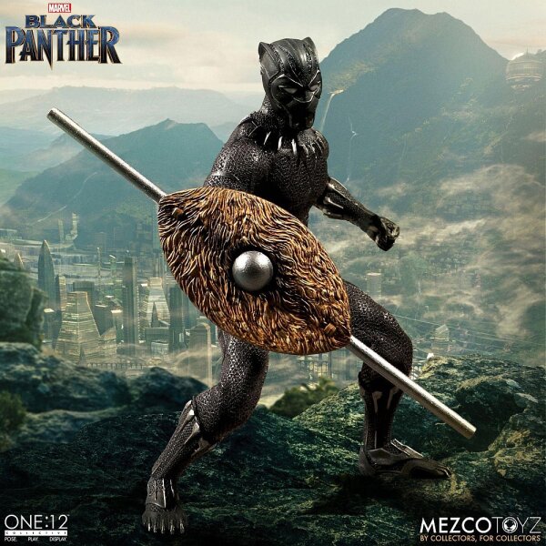 Black Panther - Mezco Toyz ONE:12 / 1:12 - MIB