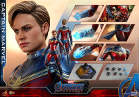 Captain Marvel Carol Danvers 1/6  MMS575 - Avengers Endgame Marvel Hot Toys - MISB