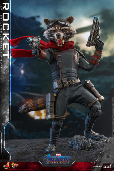 Rocket 1/6  MMS548 - Avengers Endgame Marvel Hot Toys - MISB
