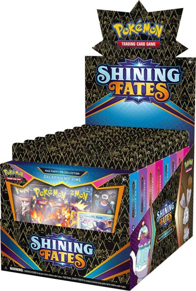 Glänzendes Schicksal Pin Kollection Display - englisch - Pokemon TCG