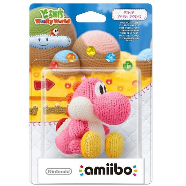 amiibo - Woll-Yoshi - Pink - Nintendo Switch - neu sealed