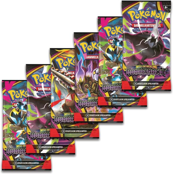 Mega-Entwicklung Dunkelnacht - Boosterbundle - deutsch - Pokemon TCG