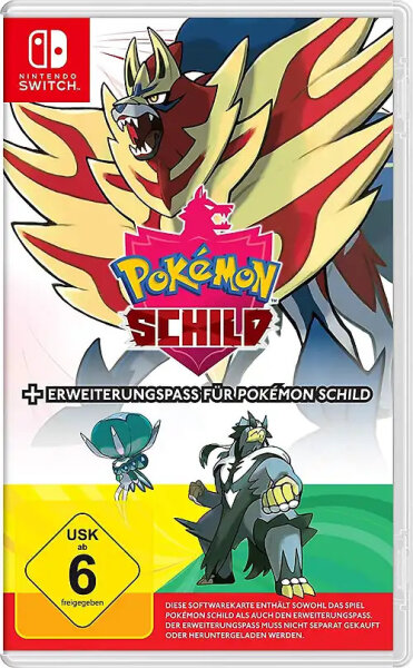 Pokemon Schild + Erweiterungspass - Nintendo Switch - gebraucht