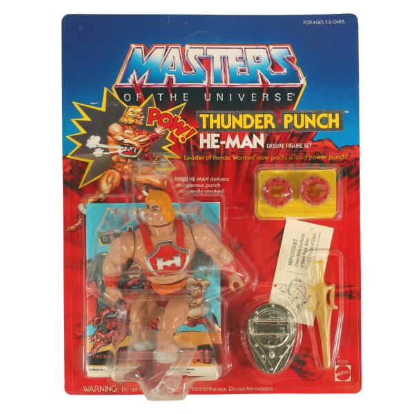 Thunder Punch He-Man - Vintage MOTU / Masters of the Universe - US MOC