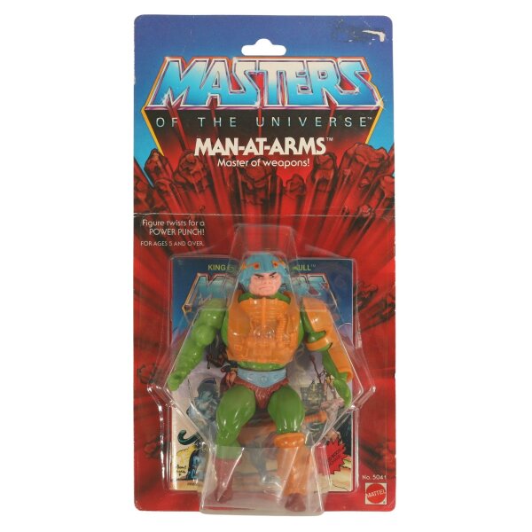 Man-At-Arms Red Dots - MOTU / Masters of the Universe Vintage - 8 Back MOC