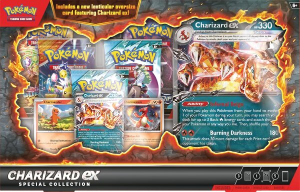 Pokemon TCG - Glurak EX Spezial-Kollektion - englisch