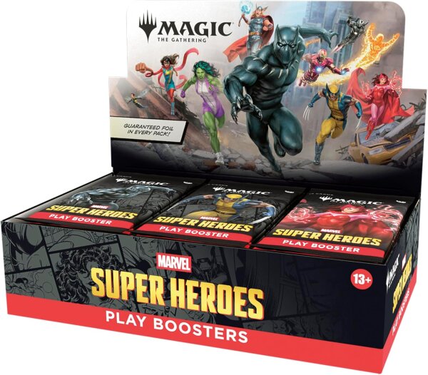 Marvel Super Heroes - Play Booster Display - MtG Magic the Gathering - englisch