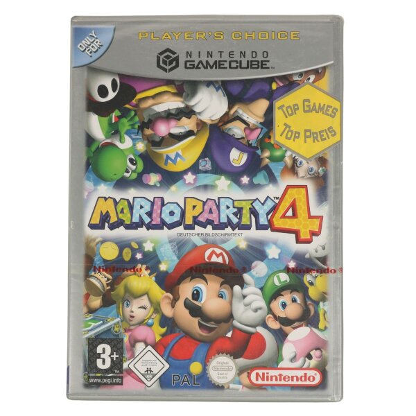 Mario Party 4 Playsers Choice - Nintendo Gamecube - neu sealed