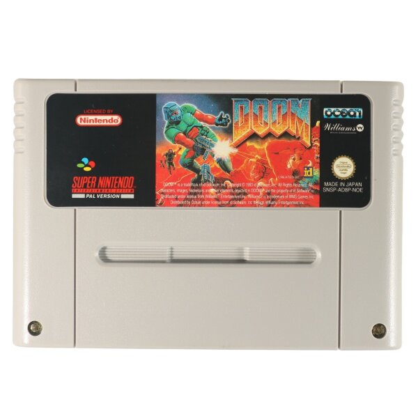 Doom - Modul - Super Nintendo SNES - gebraucht sehr  gut