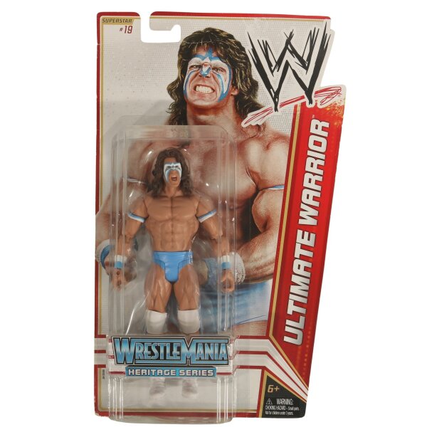 Ultimate Warrior - WWF / WWE Wrestlemania Heritage Series - MOC