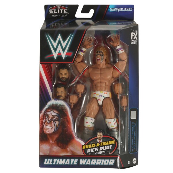 Ultimate Warrior - WWF / WWE Elite Collection Survivor Series - MOC / MISB