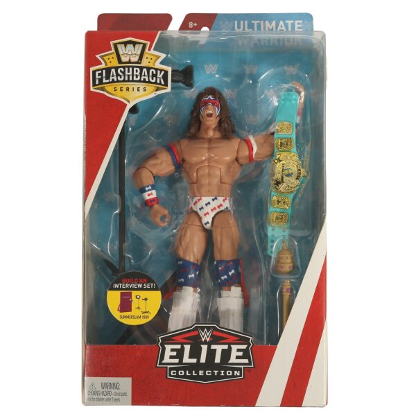 Ultimate Warrior - WWF / WWE Elite Collection Flashback Series - MOC / MISB